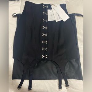 Brand new corset skirt with suspenders